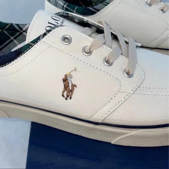 Polo Ralph Lauren Men's Faxon Canvas Sneakers 11.5