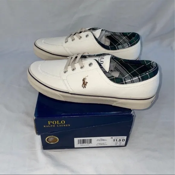 Polo Ralph Lauren Men's Faxon Canvas Sneakers 11.5