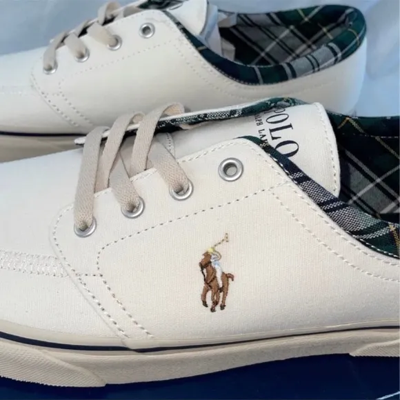 Polo Ralph Lauren Men's Faxon Canvas Sneakers 11.5
