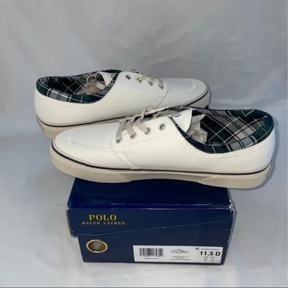 Polo Ralph Lauren Men's Faxon Canvas Sneakers 11.5