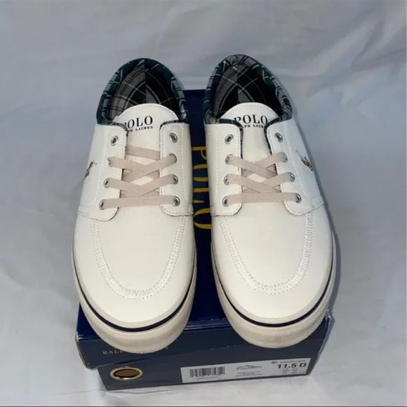 Polo Ralph Lauren Men's Faxon Canvas Sneakers 11.5