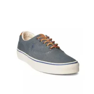 Polo Ralph Lauren Men's Keaton Suede-Trim Herringbone Sneaker