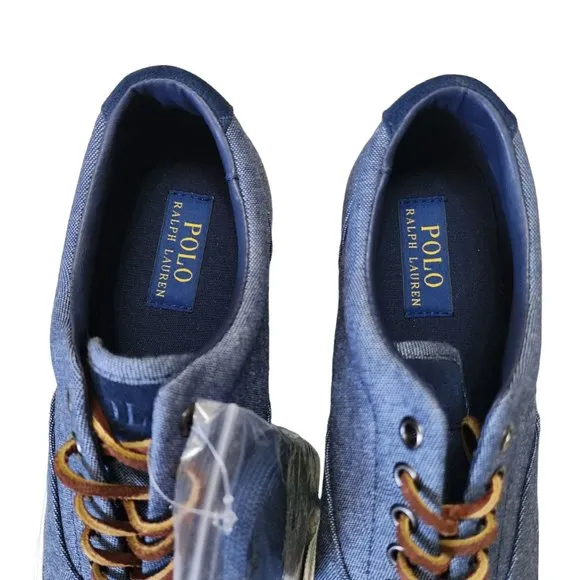 Polo Ralph Lauren Men's Vaughn Canvas Sneakers Size 8.5D