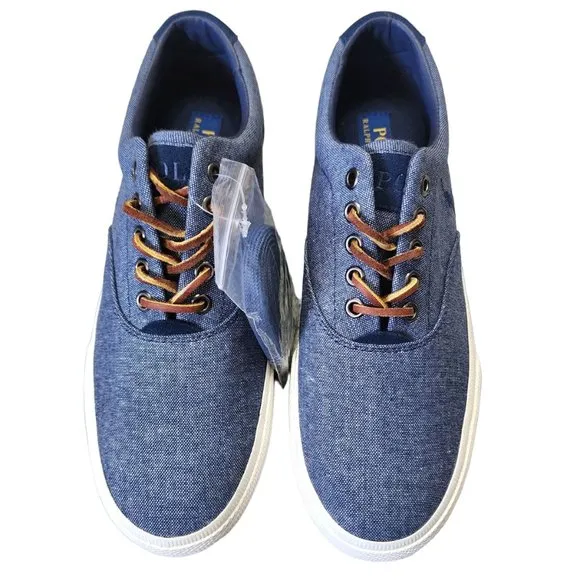 Polo Ralph Lauren Men's Vaughn Canvas Sneakers Size 8.5D