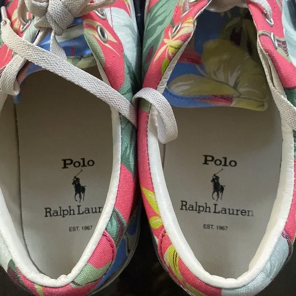 Polo Ralph LaurenMen's Thorton Polo Canvas Lace-Up Sneakers