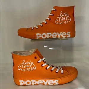 POPEYES CHICKEN CANVAS CHUCK STYLE SNEAKERS FTL-04-010