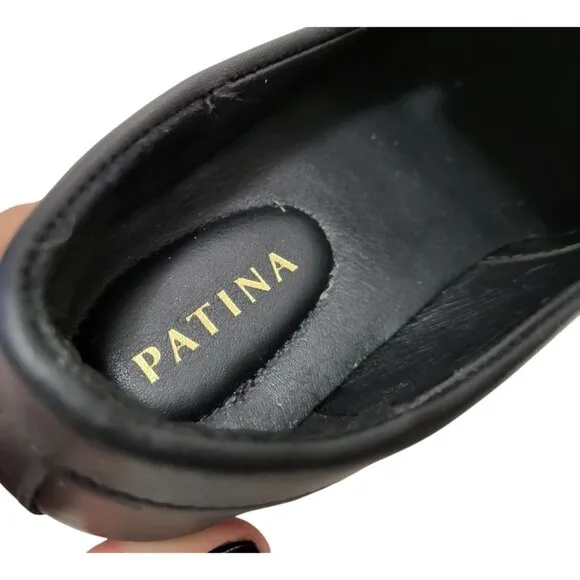 PORTLAND LEATHER Patina Almost Perfect Loafer Black Slip-On Shoe
