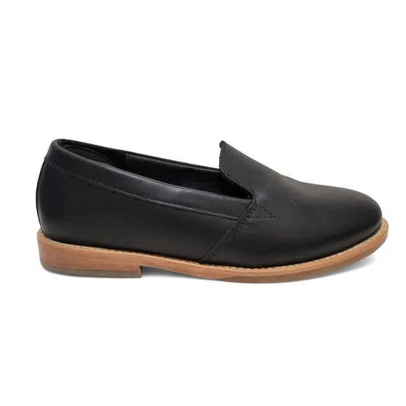 PORTLAND LEATHER Patina Almost Perfect Loafer Black Slip-On Shoe
