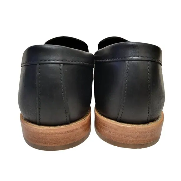 PORTLAND LEATHER Patina Almost Perfect Loafer Black Slip-On Shoe