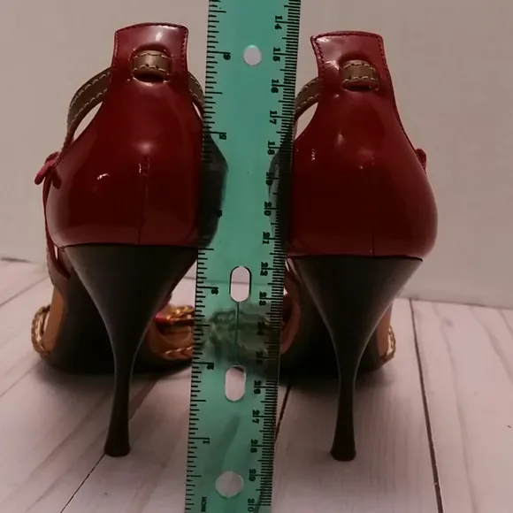 Prada Heels Purple Amethyst Gems Euro 38