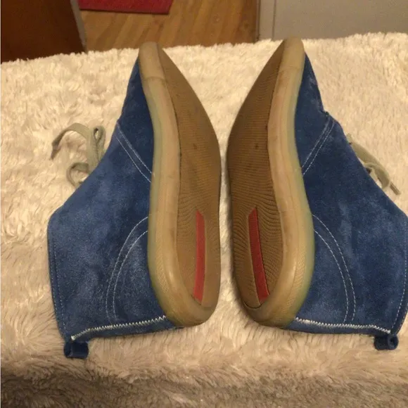 PRADA SUEDE DESERT BOOTS SZ 10