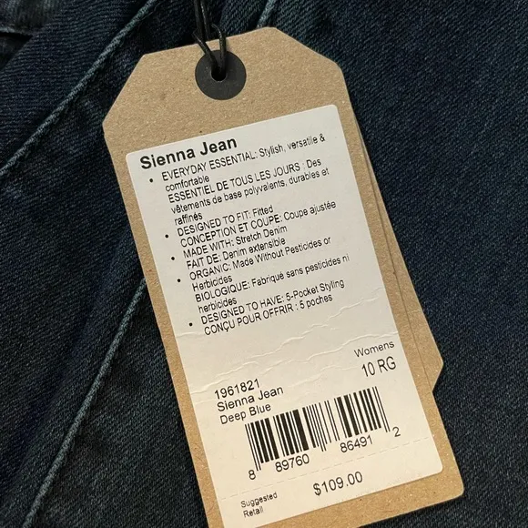 Prana Women's‎ Sienna Jean Deep Blue
