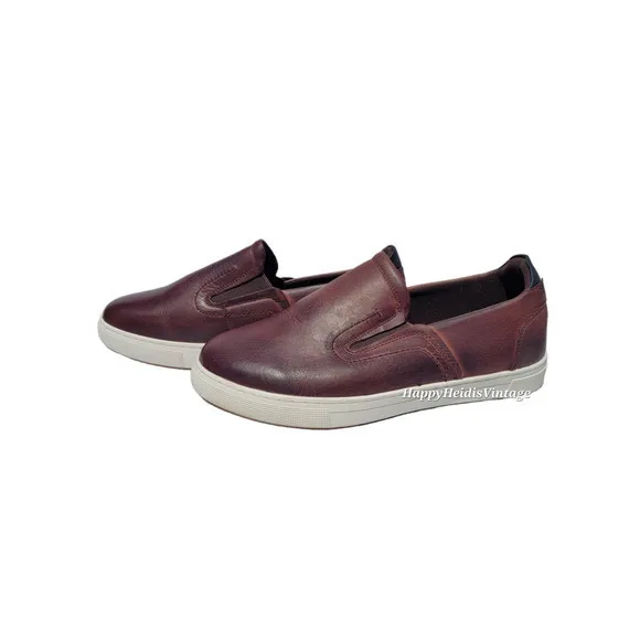 Propét Men's Brown Leather Upper Slip On Kendrick‎ Sneaker