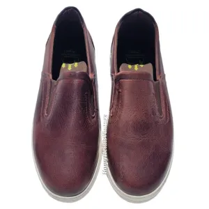 Propét Men's Brown Leather Upper Slip On Kendrick‎ Sneaker