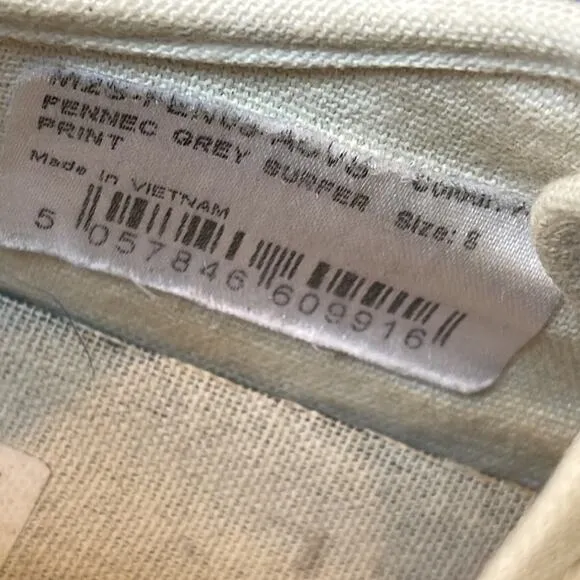 PS Paul Smith Fennec Grey Surfer Sneakers Size PS8 = US 9