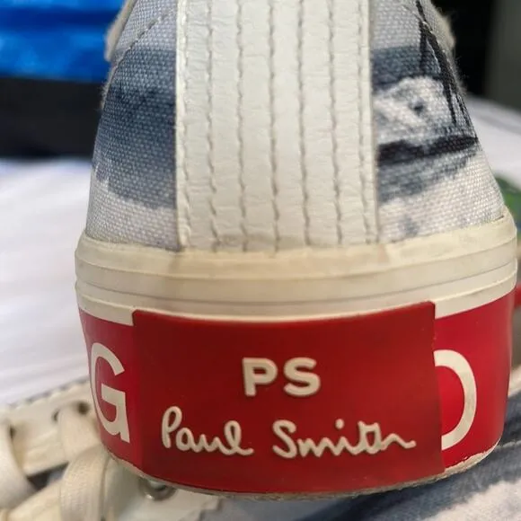 PS Paul Smith Fennec Grey Surfer Sneakers Size PS8 = US 9