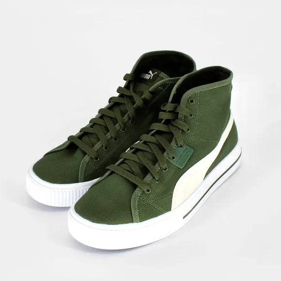 PUMA Ever Mid High Top Sneakers in Green Moss Mens Size 8.5 NEW