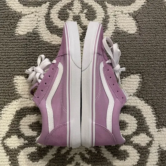 Purple Vans sneakers