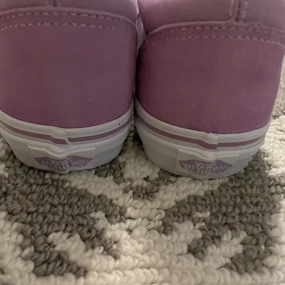 Purple Vans sneakers