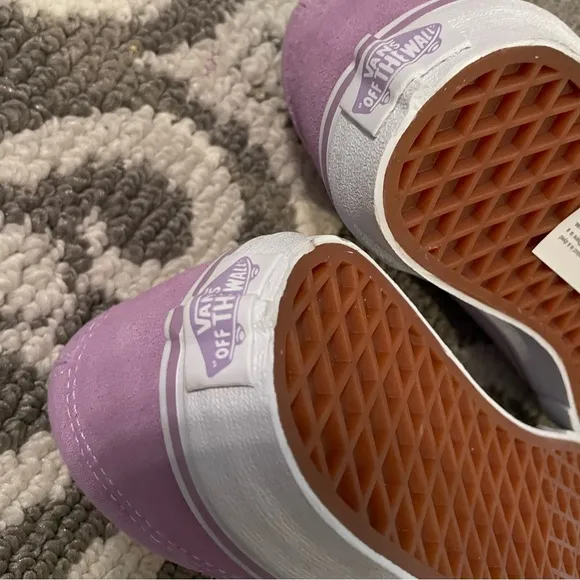 Purple Vans sneakers