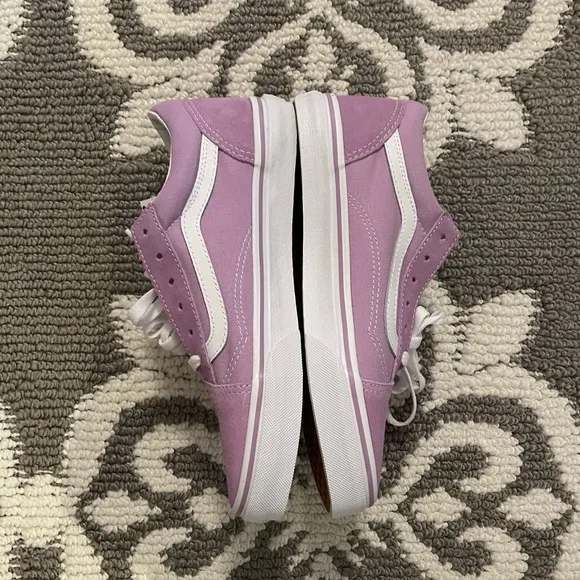 Purple Vans sneakers