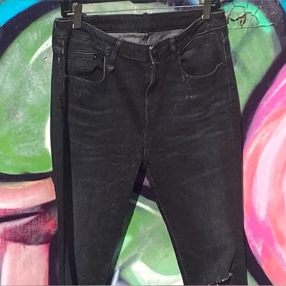 R13 Reptile Allison Skinny Jeans