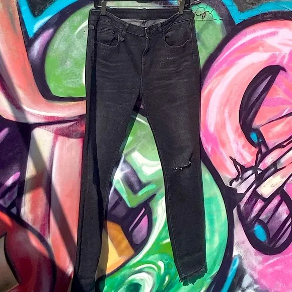 R13 Reptile Allison Skinny Jeans