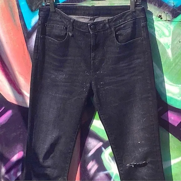 R13 Reptile Allison Skinny Jeans