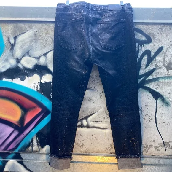 R13 Reptile Allison Skinny Jeans