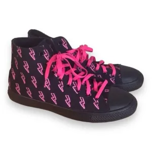 RAAD Black Pink Lightning High Top Sneakers Men's Size 11