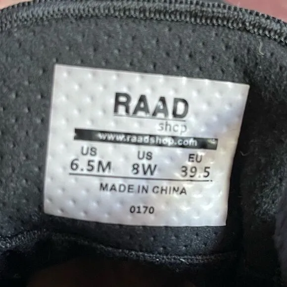 RAAD Shop Moons and Waves High Top Sneakers Custom Printed NWOB Unisex Women 8