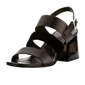Rag &amp; Bone &quot;Reese&quot; Leather &amp; Suede Strappy City Sandal, Size 41 EU, Black