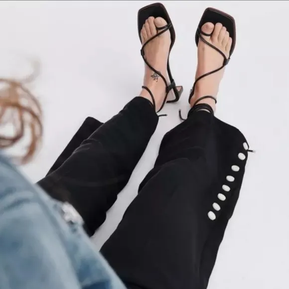 Rag &amp; Bone Cindy Tie strappy sandals Black size 37 $395