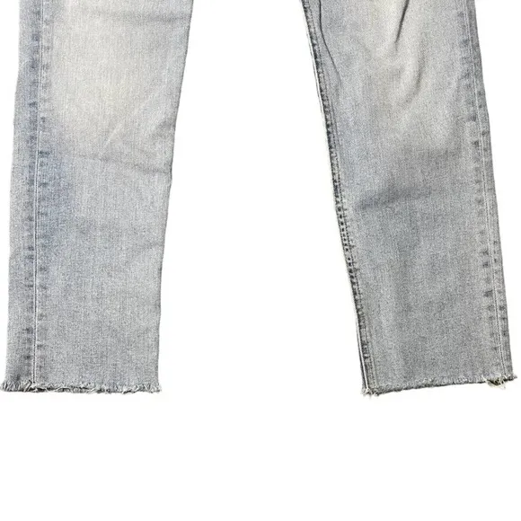 Rag &amp; Bone Dre Low Rise Slim Boyfriend Jeans Frayed Hem Size 24