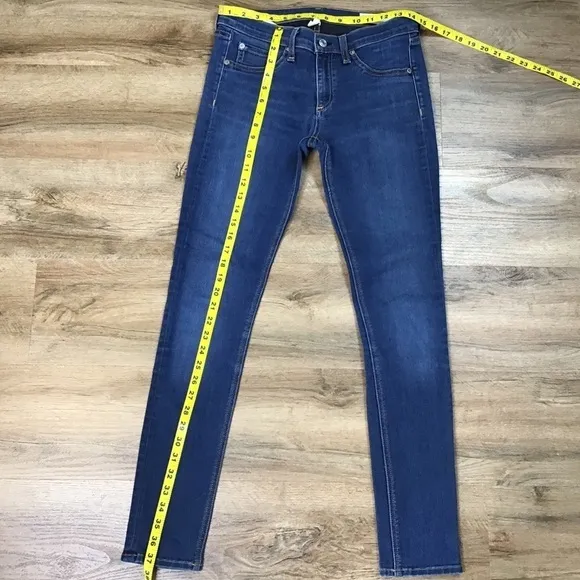 RAG &amp; Bone Jeans Size 29 Bedford Skinny Stretchy Denim Dark Blue **READ**