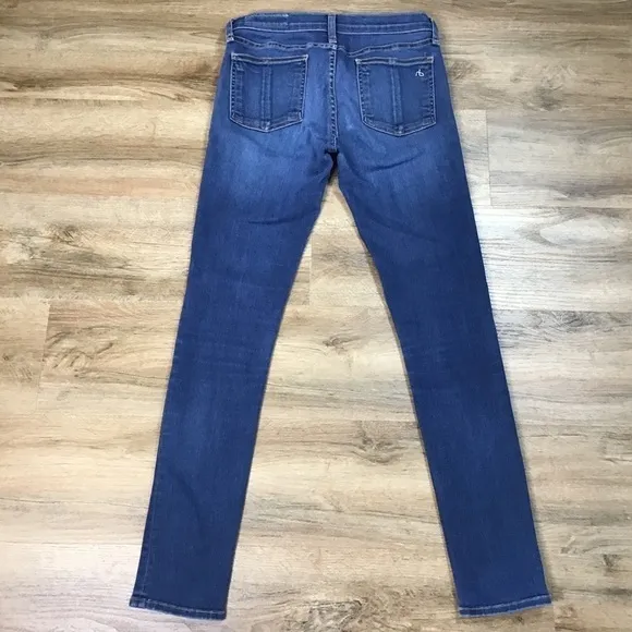 RAG &amp; Bone Jeans Size 29 Bedford Skinny Stretchy Denim Dark Blue **READ**
