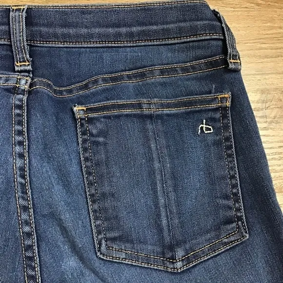 RAG &amp; Bone Jeans Size 29 Bedford Skinny Stretchy Denim Dark Blue **READ**