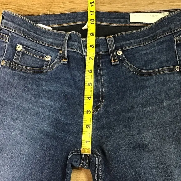 RAG &amp; Bone Jeans Size 29 Bedford Skinny Stretchy Denim Dark Blue **READ**