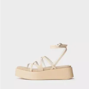 Rag &amp; Bone Logan Leather Strappy Platform Sandals EU  40 US 10