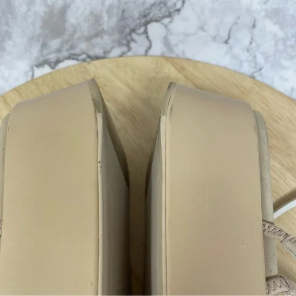 Rag &amp; Bone Logan Leather Strappy Platform Sandals EU  40 US 10