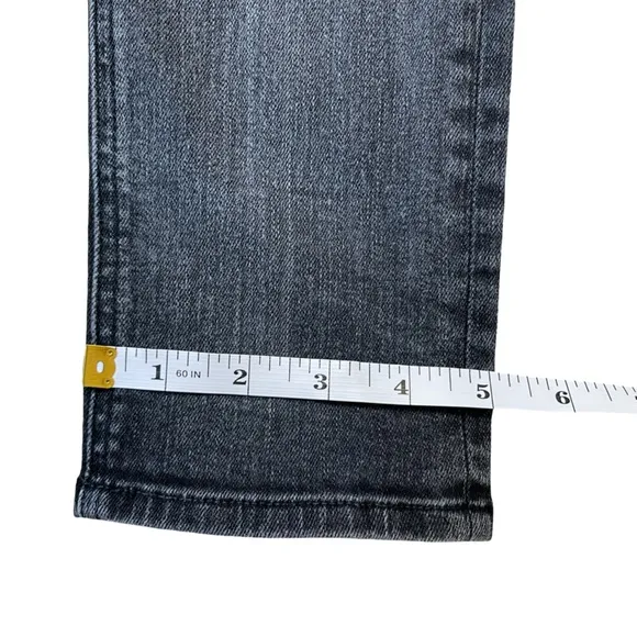 Rag &amp; Bone Mid Rise Cropped Skinny Boyfriend Jeans, Faded Black Wash - Size 24