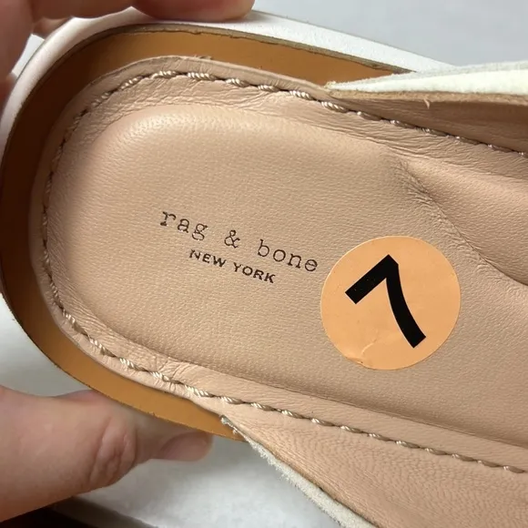 rag‎ &amp; bone Parker Thong Leather Sandals Flip Flops