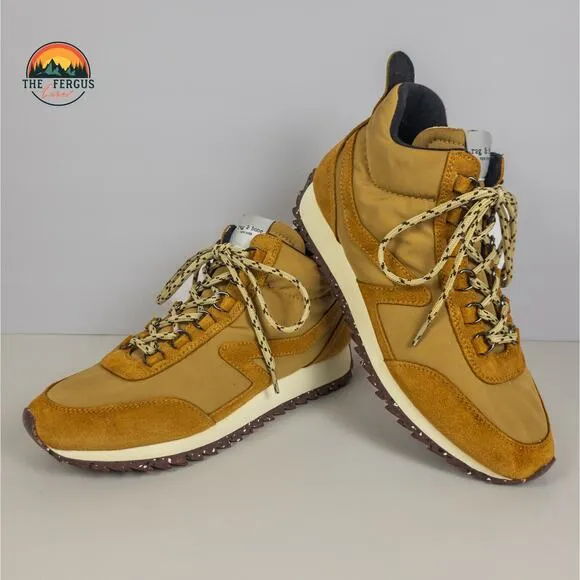 RAG &amp; BONE Suede &amp; Recycled Shell High-Top Chunky Sneakers Women US 8.5 EU 39.5