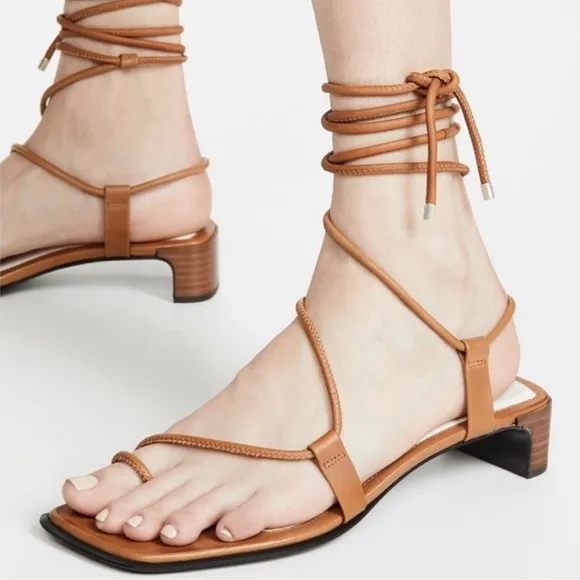 Rag &amp; Bone Tie strappy sandals tan size 7 37 $395