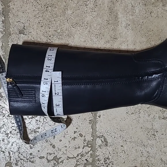 Ralph Lauren Berdie Black Riding Boots Size 5B