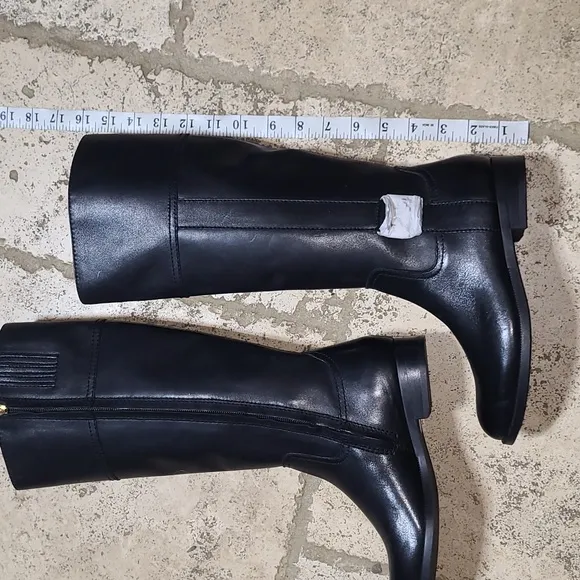 Ralph Lauren Berdie Black Riding Boots Size 5B