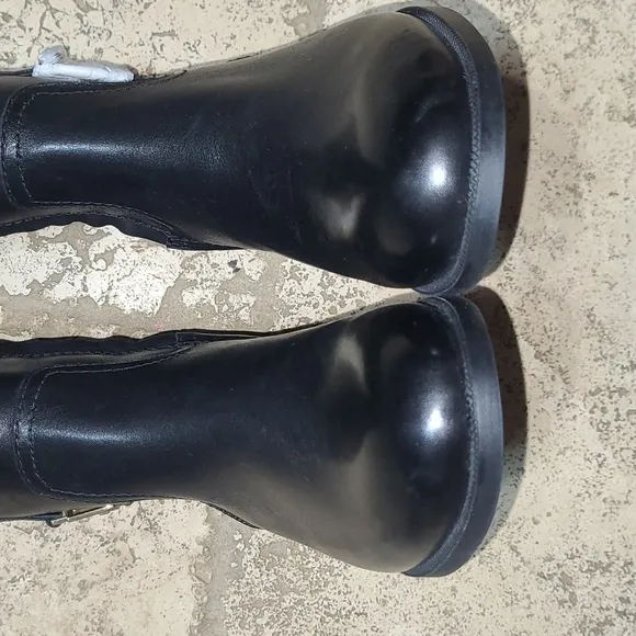 Ralph Lauren Berdie Black Riding Boots Size 5B