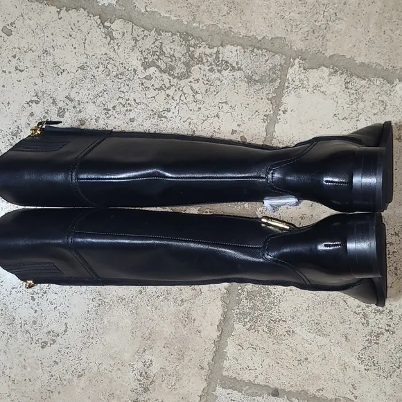 Ralph Lauren Berdie Black Riding Boots Size 5B
