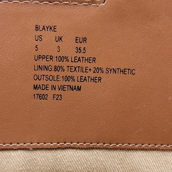 Ralph Lauren Blayke Buckled Riding Boots Brown Saddle Tan Women's Size 5 New