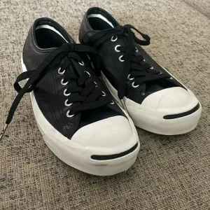 RARE Converse Jack Purcell Jenkem BlackLeather Sneakers Skateboarding Size 8